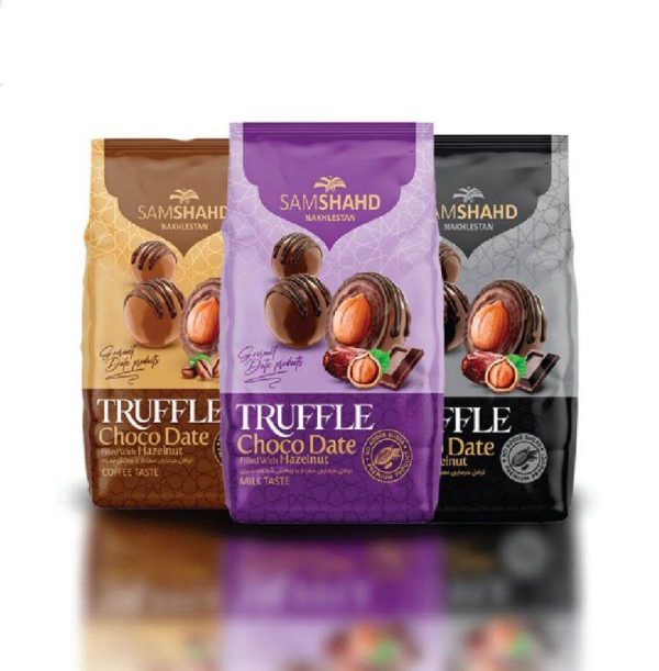 خرما شکلاتی با مغز فندق
